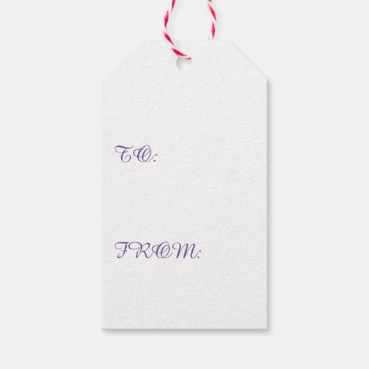 ギフトラベルイースター ギフトタグ (裏面)