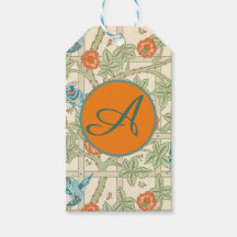 ギフトラベルカスタムイニシャルウィリアム・モリス