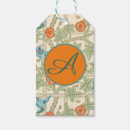 ギフトラベルカスタムイニシャルウィリアム・モリス ギフトタグ