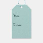 ギフトラベルカスタムイニシャルウィリアム・モリス ギフトタグ (裏面)