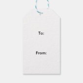 ギフトラベルキリン首突き出し ギフトタグ (裏面)