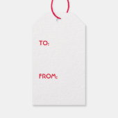 ギフトラベルクリスマスバード ギフトタグ (裏面)