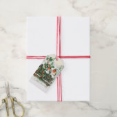 ギフトラベルクリスマスバード ギフトタグ (より糸付き)