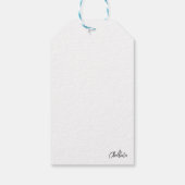 ギフトラベルクリスマス写真チェルフォト ギフトタグ (裏面)