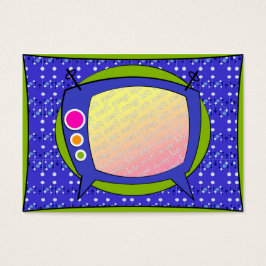 ギフトラベルテンプレート-レトロTV