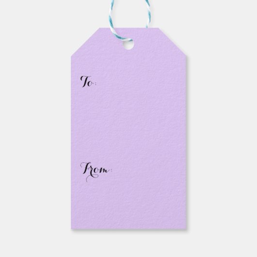 ギフトラベルハッピーバースデードリームガールホースの花 ギフトタグ (裏面)