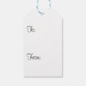 ギフトラベルヒマワリ白チューリップバタフライ ギフトタグ (裏面)