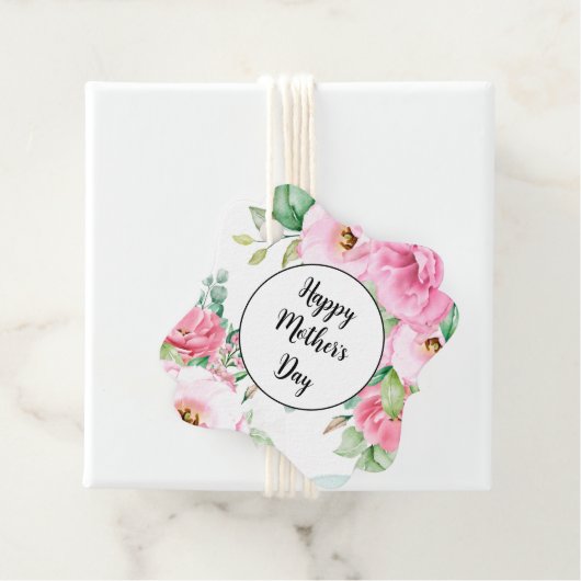 ギフトラベルピンクフローラ母の日 フェイバータグ (インサイチュ)