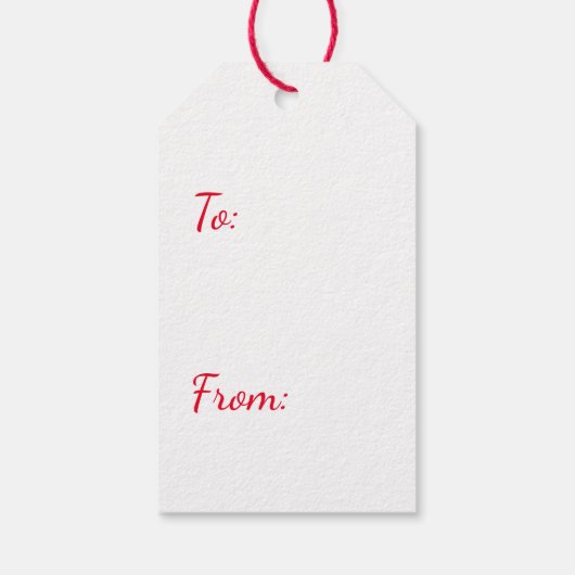 ギフトラベルベントレースノーフレークメリークリスマス ギフトタグ (裏面)