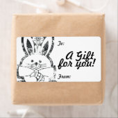 ギフトラベルラベルテンプレートのカスタマイズ可能 ラベル (インサイチュ)