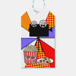 ギフトラベルレトロムービーナイト誕生日 ギフトタグ