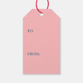 ギフトラベル任意の大事な行事蝶オンブルー ギフトタグ (裏面)