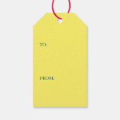 ギフトラベル任意の大事な行事蝶オンブルー ギフトタグ (裏面)