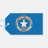 ギフトラベル北マリアナ諸島国旗 ギフトタグ (裏面横)