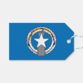 ギフトラベル北マリアナ諸島国旗 ギフトタグ (正面(横))