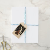 ギフトラベル山羊座シナ〔占星術の〕十二宮図アート ギフトタグ (より糸付き)