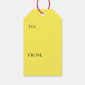 ギフトラベル日本の蝶オンブラック ギフトタグ (裏面)