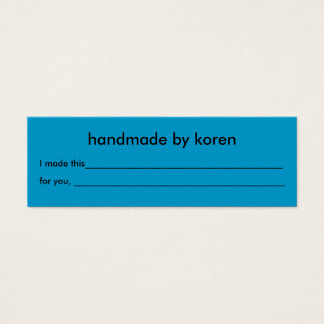 ギフトラベル空白の気に指示