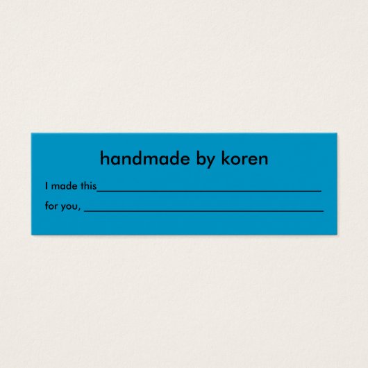 ギフトラベル空白の気に指示 (正面)