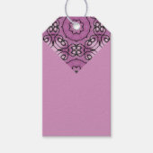 ギフトラベル紫 ギフトタグ (正面)