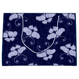 ギフトラベル蝶の青 ラージペーパーバッグ