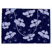 ギフトラベル蝶の青 ラージペーパーバッグ (裏面)