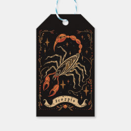 ギフトラベル蠍座天空〔占星術の〕十二宮図アート ギフトタグ