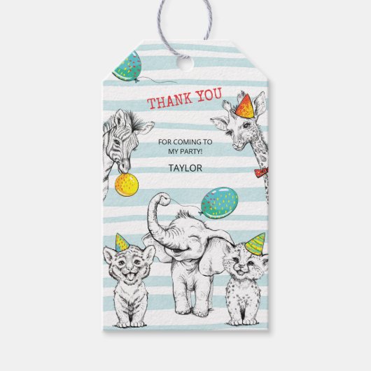 ギフトラベル5周年記念パーティー ギフトタグ (正面)