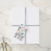 ギフトラベル5周年記念パーティー ギフトタグ (より糸付き)