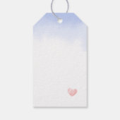 ギフトラベル「ありがとう」赤ちゃんシャワー。 ギフトタグ (裏面)