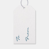 ギフトラベル – おめでとうブルーパープル足跡 ギフトタグ (裏面)