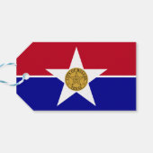 ギフトラベル(アメリカ合衆国ダラスシティ州旗) ギフトタグ (裏面横)