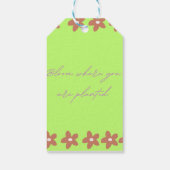 ギフトラベル ギフトタグ (裏面)