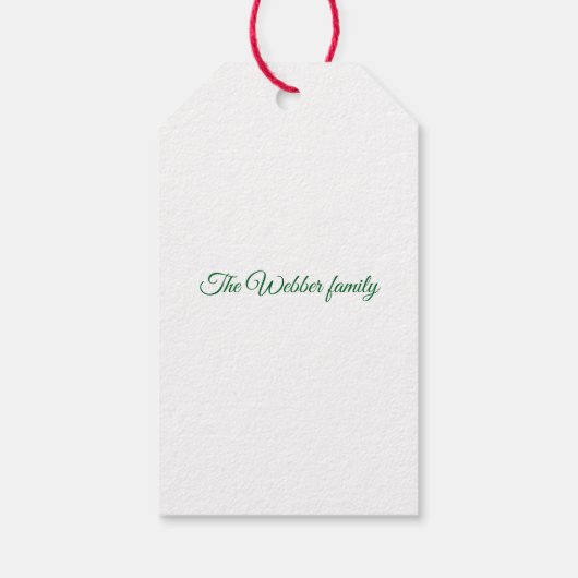 ギフトラベル ギフトタグ (裏面)