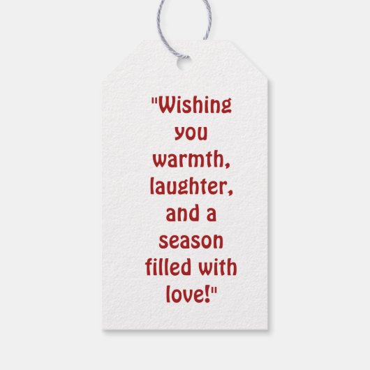 ギフトラベル ギフトタグ (裏面)