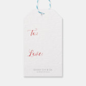 ギフトラベル ギフトタグ (裏面)