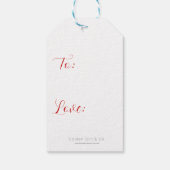 ギフトラベル ギフトタグ (裏面)