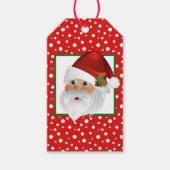 ギフトラベル – クリスマスサンタ ギフトタグ (正面)