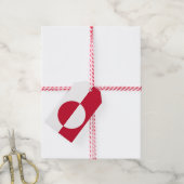 ギフトラベル（グリーンランド州旗） ギフトタグ (より糸付き)