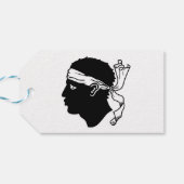 ギフトラベル(コルシカ国旗、フランス) ギフトタグ (裏面横)