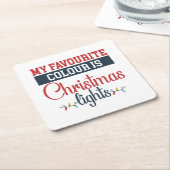 ギフトラベル スクエアペーパーコースター (アングル)