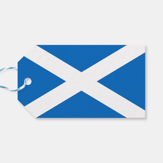 ギフトラベル(スコットランド国旗統一された) ギフトタグ (裏面横)
