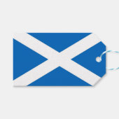 ギフトラベル(スコットランド国旗統一された) ギフトタグ (正面(横))