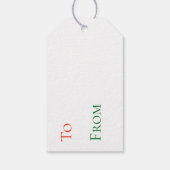 ギフトラベル – トナカイ喜び ギフトタグ (裏面)