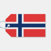 ギフトラベル（ノルウェー国旗） ギフトタグ (裏面横)