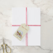 ギフトラベル「ハッピーイースター」。 ギフトタグ (より糸付き)