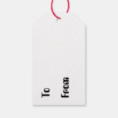 ギフトラベル-ハッピーバースデーおもしろいラマ ギフトタグ (裏面)