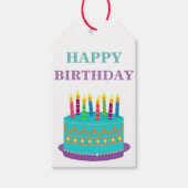ギフトラベル-ハッピーバースデー ギフトタグ (正面)