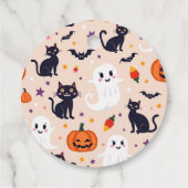 ギフトラベル（ハロウィンパターン） フェイバータグ (裏面)