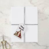 ギフトラベル-バイキング戦士 ギフトタグ (より糸付き)